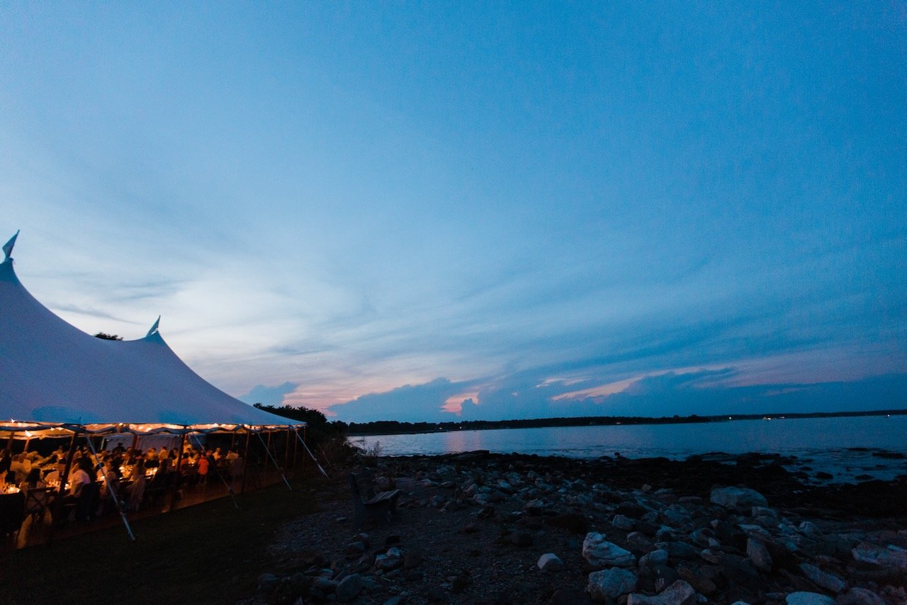 Tented Wedding Venue Rye New Hampshire