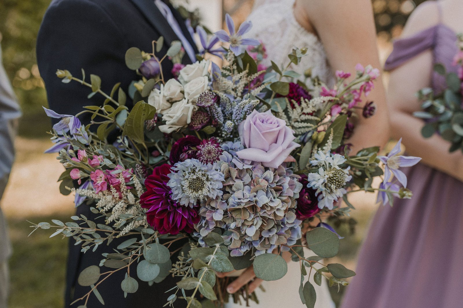 Purple Wedding Bouquet