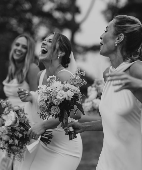 Bride and Bridesmaids nh wedding