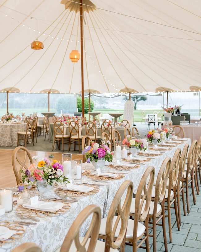 Rye New Hampshire wedding Tent