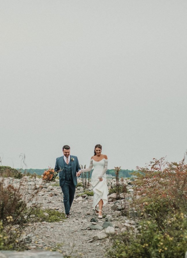 Rye New Hampshire Wedding Bride and Groom