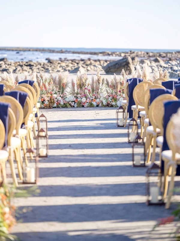 Rye, New Hampshire beach wedding