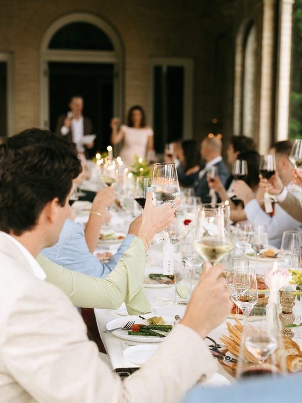 Wedding Guests Cheers New England